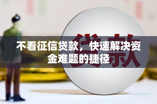 额济纳旗不看征信贷款，快速解决资金难题的捷径