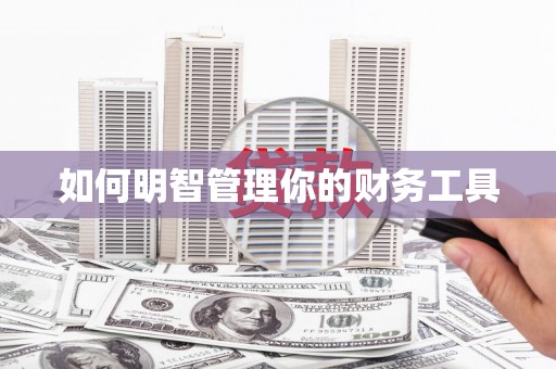 额济纳旗如何明智管理你的财务工具