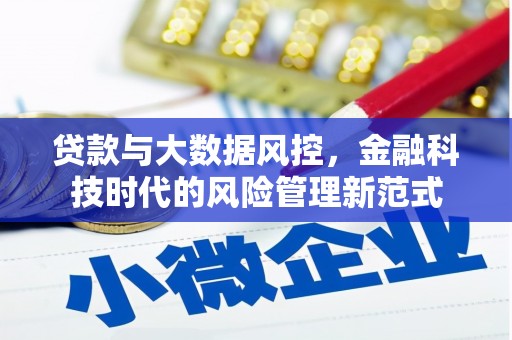 额济纳旗贷款与大数据风控，金融科技时代的风险管理新范式