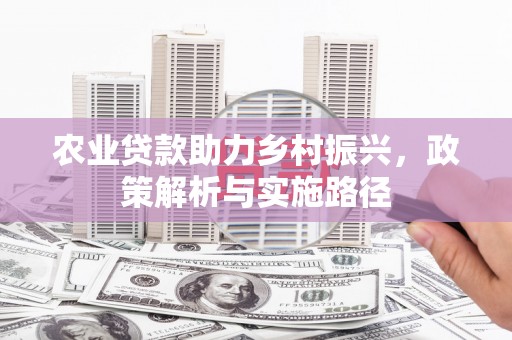 额济纳旗农业贷款助力乡村振兴，政策解析与实施路径