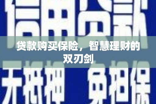 额济纳旗贷款购买保险，智慧理财的双刃剑