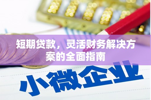 额济纳旗短期贷款，灵活财务解决方案的全面指南