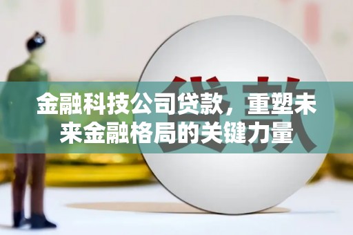 额济纳旗金融科技公司贷款，重塑未来金融格局的关键力量
