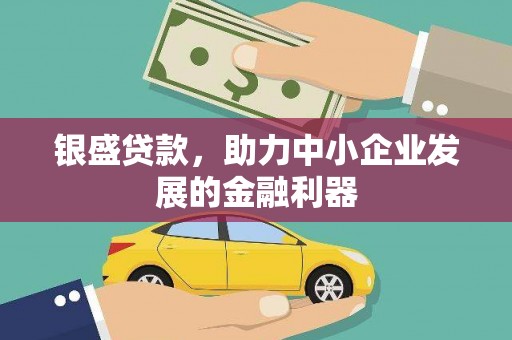 额济纳旗银盛贷款，助力中小企业发展的金融利器