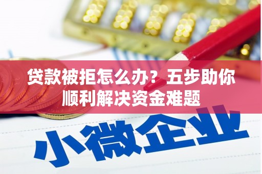 额济纳旗贷款被拒怎么办？五步助你顺利解决资金难题
