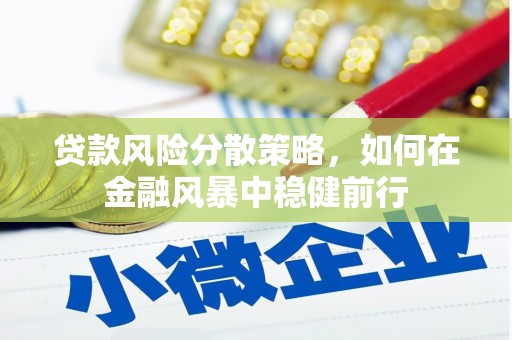 额济纳旗贷款风险分散策略，如何在金融风暴中稳健前行