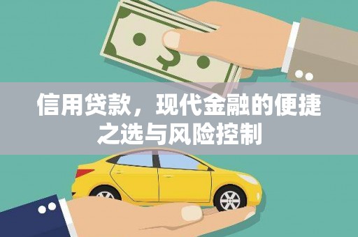 额济纳旗信用贷款，现代金融的便捷之选与风险控制