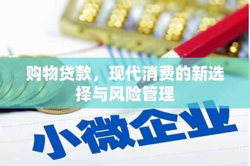 额济纳旗购物贷款，现代消费的新选择与风险管理