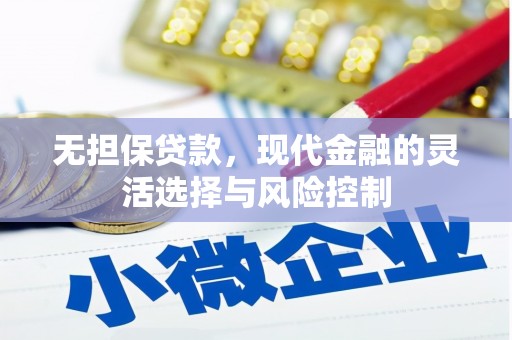 额济纳旗无担保贷款，现代金融的灵活选择与风险控制