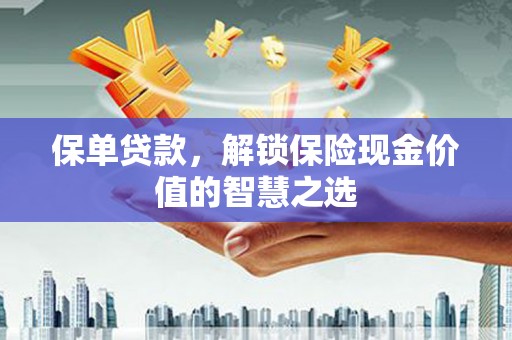 额济纳旗保单贷款，解锁保险现金价值的智慧之选