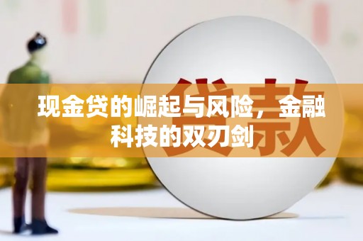 额济纳旗现金贷的崛起与风险，金融科技的双刃剑