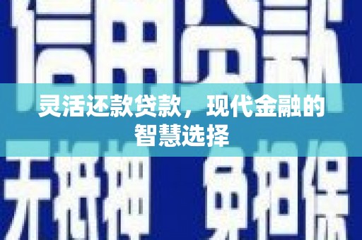 额济纳旗灵活还款贷款，现代金融的智慧选择
