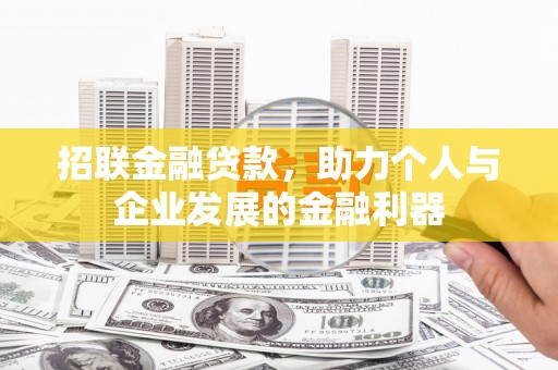 额济纳旗招联金融贷款，助力个人与企业发展的金融利器