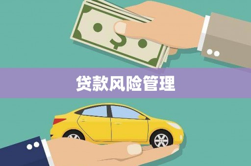额济纳旗贷款风险管理