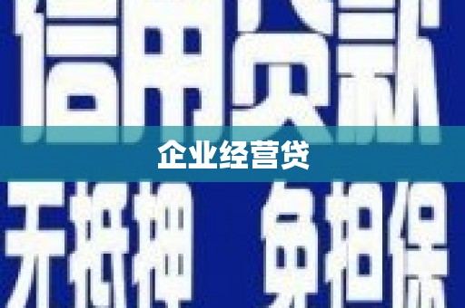 额济纳旗企业经营贷