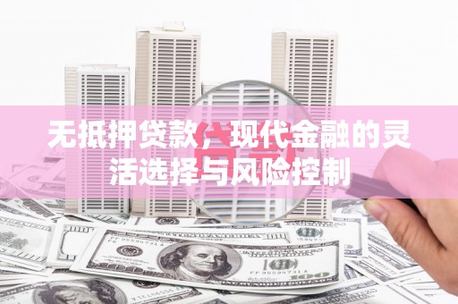 额济纳旗无抵押贷款，现代金融的灵活选择与风险控制