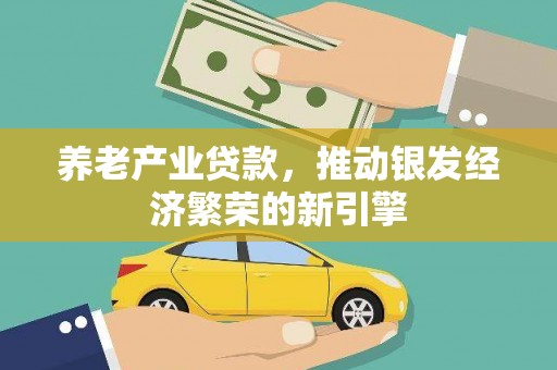 额济纳旗养老产业贷款，推动银发经济繁荣的新引擎