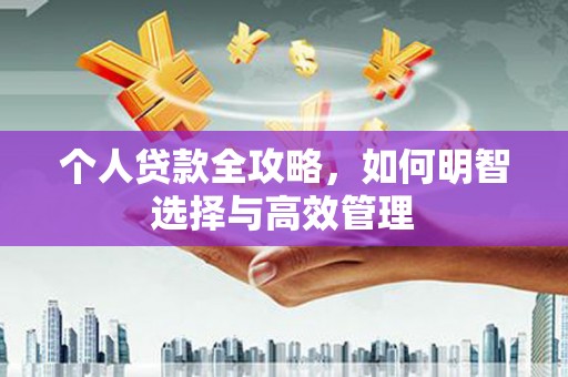 额济纳旗个人贷款全攻略，如何明智选择与高效管理