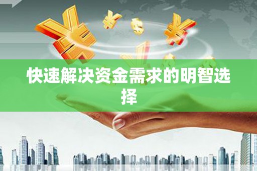额济纳旗快速解决资金需求的明智选择