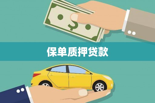 额济纳旗保单质押贷款