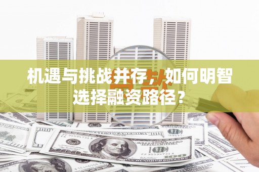 额济纳旗机遇与挑战并存，如何明智选择融资路径？