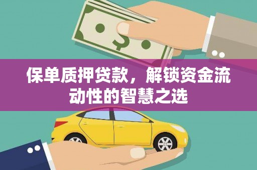 额济纳旗保单质押贷款，解锁资金流动性的智慧之选